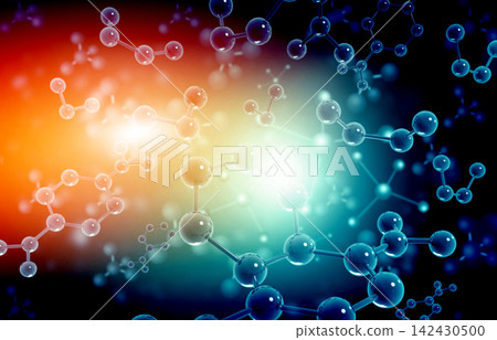 Abstract molecules background Abstract molecules background 142430500