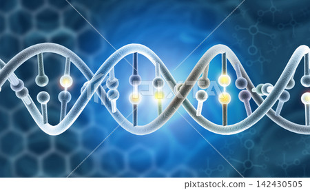DNA on Scientific background DNA on Scientific background 142430505