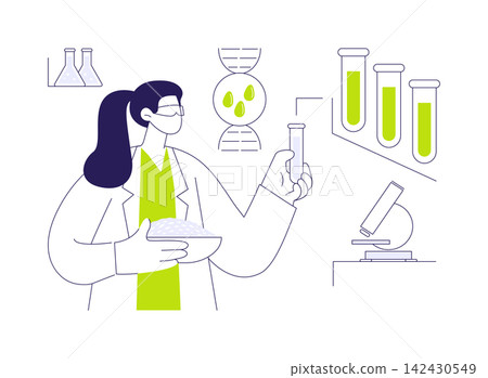 Genetically modified seeds abstract concept vector illustration. Genetically modified seeds abstract concept vector illustration. 142430549