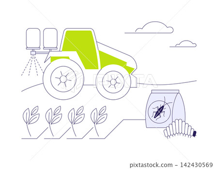 Insecticides abstract concept vector illustration. Insecticides abstract concept vector illustration. 142430569