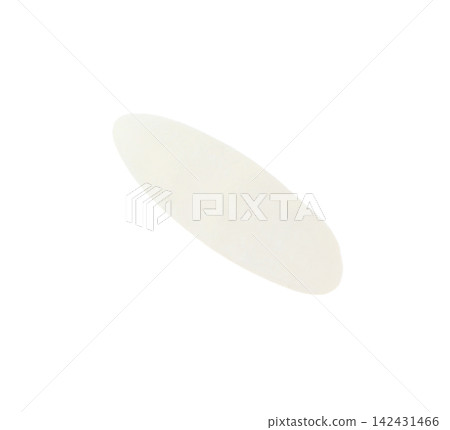 Rice grain isolated on white. Ingredient for sushi Rice grain isolated on white. Ingredient for sushi 142431466