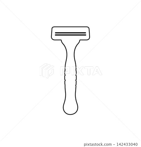 razor outline icon for shaving grooming and hygiene themes razor outline icon for shaving grooming and hygiene themes 142433040