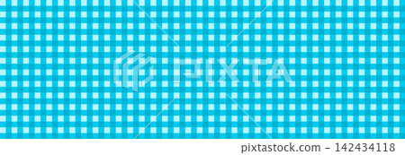 Blue and white gingham seamless pattern Blue and white gingham seamless pattern 142434118