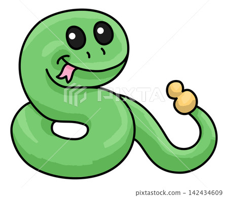 Rattlesnake Cartoon Rattle Snake Animal Character 142434609