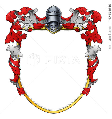 Coat of Arms Crest Family Heraldry Medieval Shield Coat of Arms Crest Family Heraldry Medieval Shield 142434640