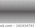 Pattern with repeated vanishing diamond shapes. Black rhombus on white background with halftone effect. Simple geometric mosaic texture. Rhombic minimalistic print. Vector graphic illustration 142434743