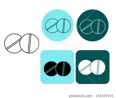 Medical health pills Logotype Pharmacy hand drawn illustration. Vector graphic line art. Pharmaceutical tablets care. Perfect for logo, branding, packaging, labels, and modern decor design. Medical health pills Logotype Pharmacy hand drawn illustration. Vector graphic line art. Pharmaceutical tablets care. Perfect for logo, branding, packaging, labels, and modern decor design. 142435555