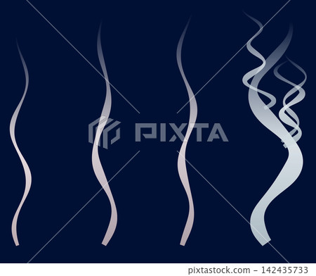 Abstract white smoke wisps on dark blue background for scent or fragrance product design Abstract white smoke wisps on dark blue background for scent or fragrance product design 142435733