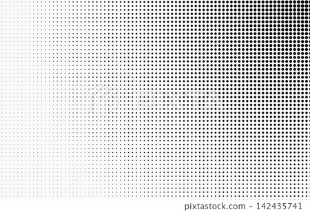 Black and white halftone dot pattern gradient texture abstract graphic background design Black and white halftone dot pattern gradient texture abstract graphic background design 142435741