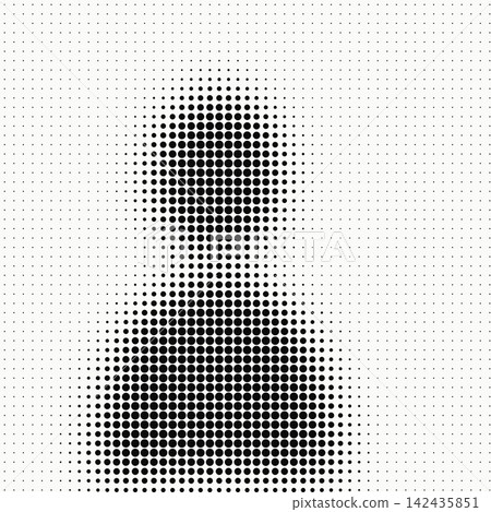 Vertical halftone stripe pattern with black circular shapes for professional web layout 142435851