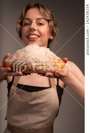 woman, bread, female 142436154