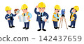 Construction engineers, geodesist and architect 142437659