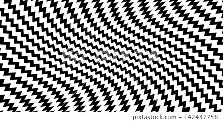 Optical pattern with abstract twisted chevron shapes. Optical pattern with abstract twisted chevron shapes. 142437758