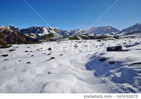 立山的雪峰 立山的雪峰 142438878