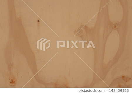 Plywood surface presenting a detailed natural wood grain texture with rustic brown knots. Organic and aged background suitable for various design and decorative applications Plywood surface presenting a detailed natural wood grain texture with rustic brown knots. Organic and aged background suitable for various design and decorative applications 142439333