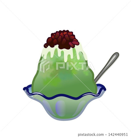 Illustration of shaved ice 142440951