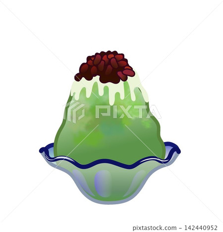 Illustration of shaved ice 142440952