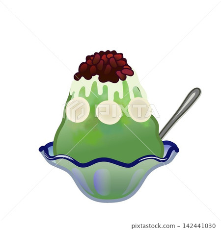 Illustration of shaved ice Illustration of shaved ice 142441030
