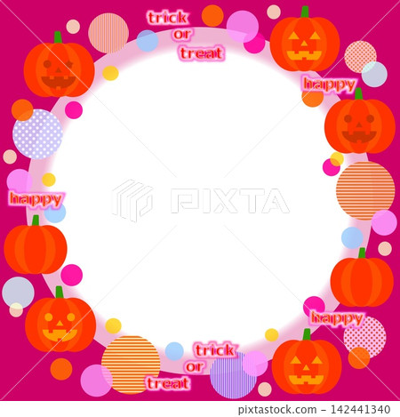 Halloween frame, Jack-o'-lantern, pumpkin Halloween frame, Jack-o'-lantern, pumpkin 142441340