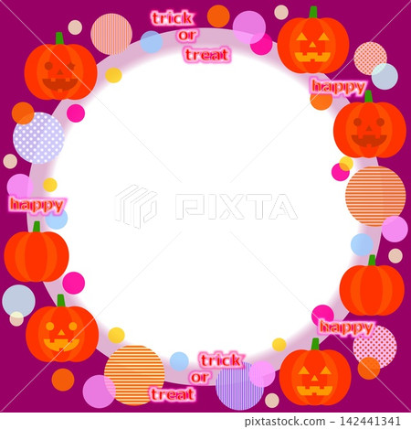 Halloween frame, Jack-o'-lantern, pumpkin Halloween frame, Jack-o'-lantern, pumpkin 142441341