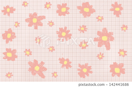 花卉圖案背景元素 花卉圖案背景元素 142441686