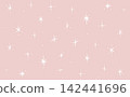 閃亮星形圖案背景材料 142441696
