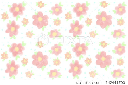 花卉圖案背景材料 142441700