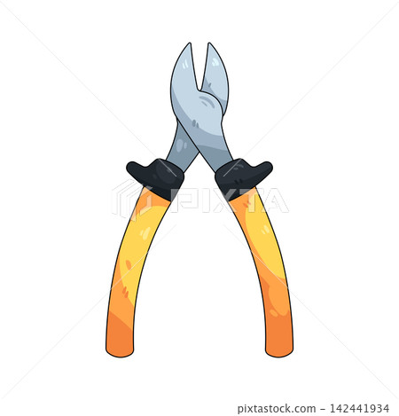 Illustration of bolt cutter Illustration of bolt cutter 142441934