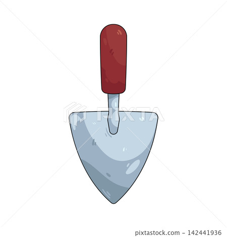 Illustration of trowel Illustration of trowel 142441936