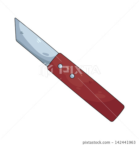 Illustration of marking knife 142441963