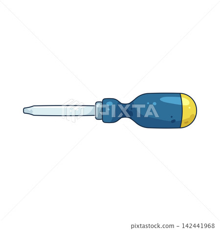 Illustration of minus screwdriver Illustration of minus screwdriver 142441968