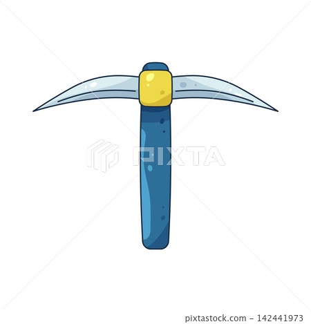 Illustration of pickaxe Illustration of pickaxe 142441973