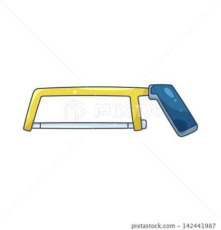 Illustration of hacksaw Illustration of hacksaw 142441987