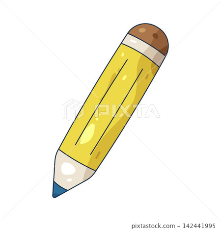 Illustration of pencil 142441995