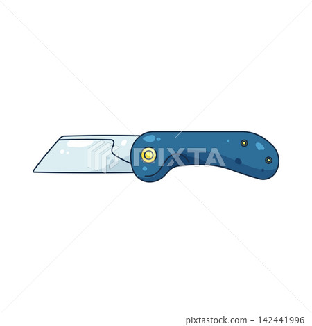Illustration of utility knife Illustration of utility knife 142441996