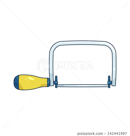 Illustration of coping saw Illustration of coping saw 142441997