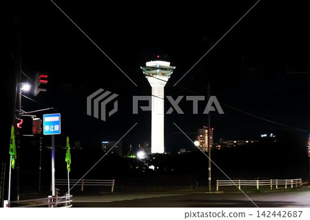 公園的夜景 142442687