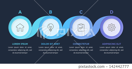 4 Step Business Infographic Process Timeline 4 Step Business Infographic Process Timeline 142442777