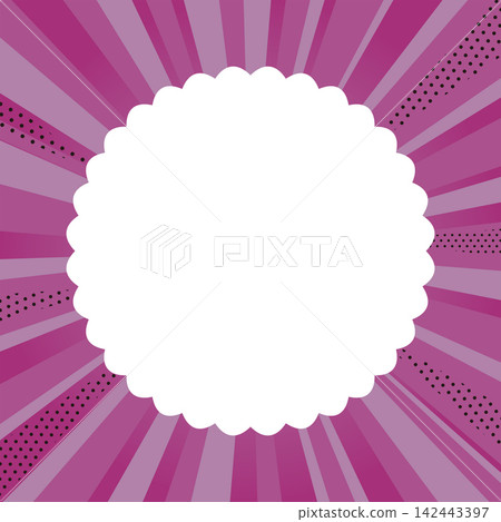 A Halloween banner with copy space, featuring a reddish-purple radial background and a white frame. A Halloween banner with copy space, featuring a reddish-purple radial background and a white frame. 142443397