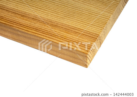 Smooth rectangular wooden board surface with parallel grain texture detail Smooth rectangular wooden board surface with parallel grain texture detail 142444003