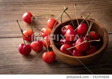 Cherries ~ Sato Nishiki Cherries ~ Sato Nishiki 142444606