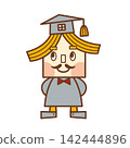 Housing character, doctor-like, full-body illustration (pi56) 142444896