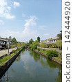 A riverside landscape in Kurashiki 142444920