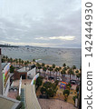 The sea as seen from Central Pattaya, Thailand 142444930