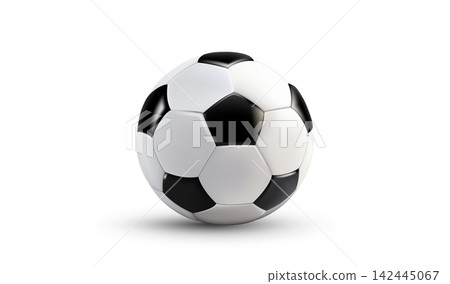 Football, Soccer Ball Sports Photography Classic Black White Minimal Background Football, Soccer Ball Sports Photography Classic Black White Minimal Background 142445067