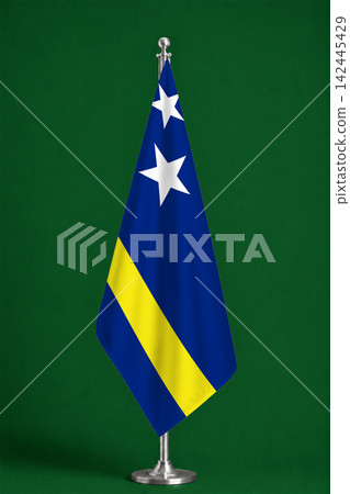 3D Flag on ceremonial flag 3D Flag on ceremonial flag 142445429