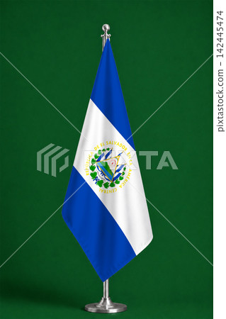 3D Flag on ceremonial flag 3D Flag on ceremonial flag 142445474