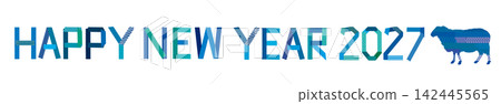 新年快樂 - 2027 新年賀卡材料 新年快樂 - 2027 新年賀卡材料 142445565