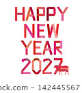 HAPPY NEW YEAR - 2027 New Year's card materials 142445567