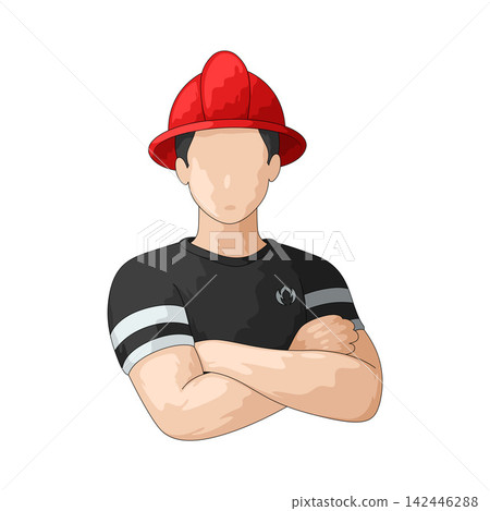 Illustration of Fireman Illustration of Fireman 142446288
